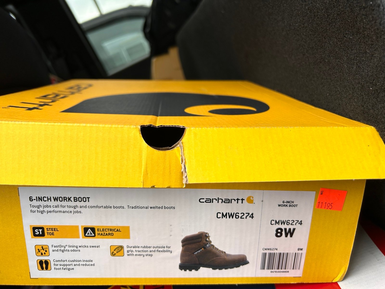 Carhartt steel toe boots for men