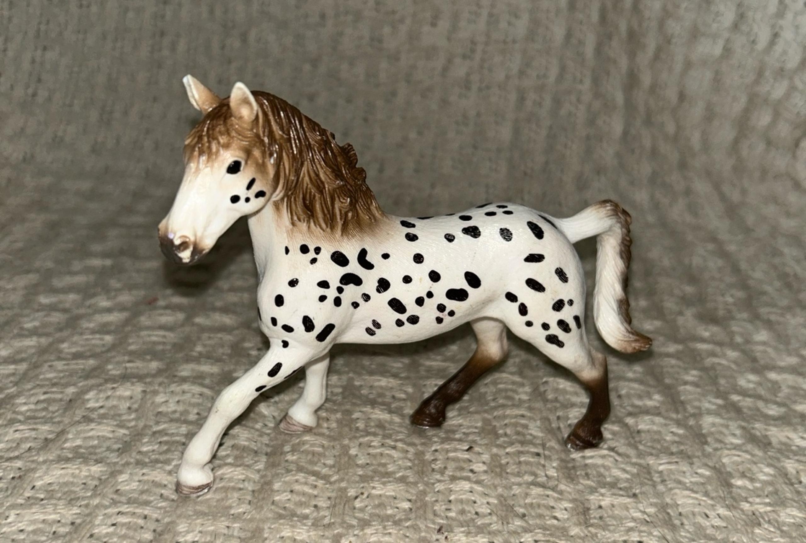 Schleich Knabstrupper Stallion Figure ~Germany