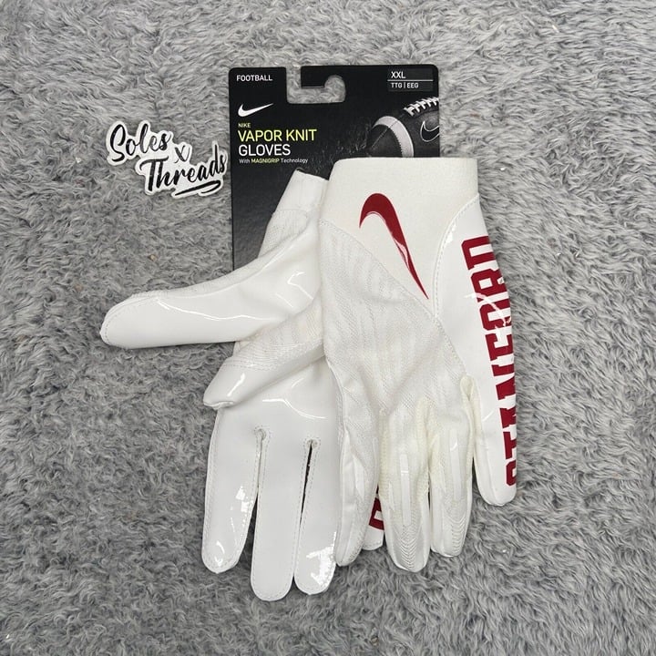 Nike Vapor Knit Stanford Cardinals Player Issued Football Gloves Size XXL Men