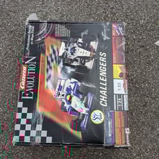 CARRERA EVOLUTION CHALLENGERS F1 INDY SLOT CAR SET 1:32 1:24 25490