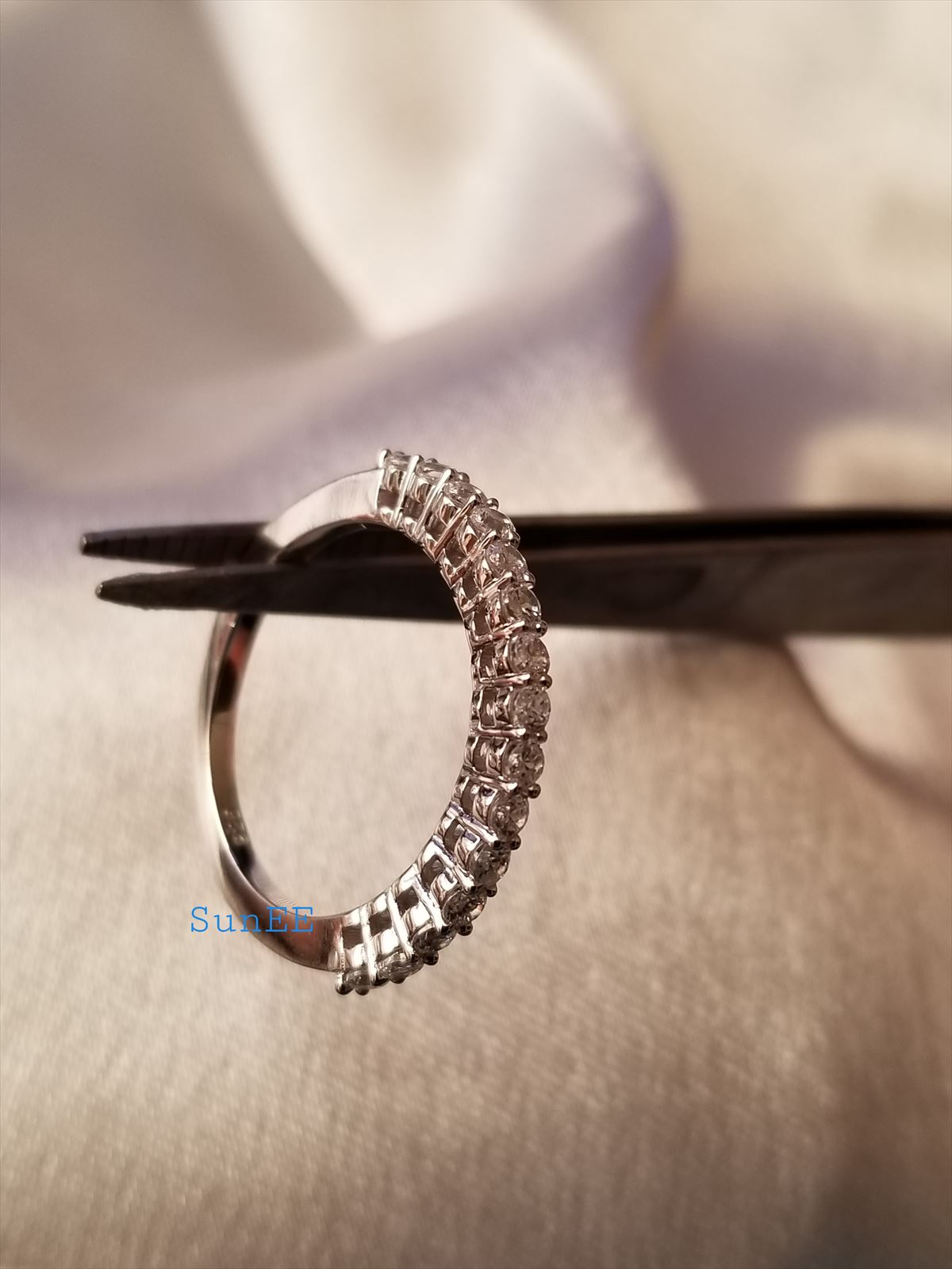 3pc Diamond Halo Brilliant Cut Wedding Ring Engagement Ring Real 925 New