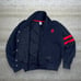 Vintage Lebron 330 Nike Jacket Black Cotton Red Lion Button Up Y2K