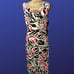 LAUREN RALPH LAUREN Empire Ruched Sheath Dress, Sleeveless, Red/Black/White, 10