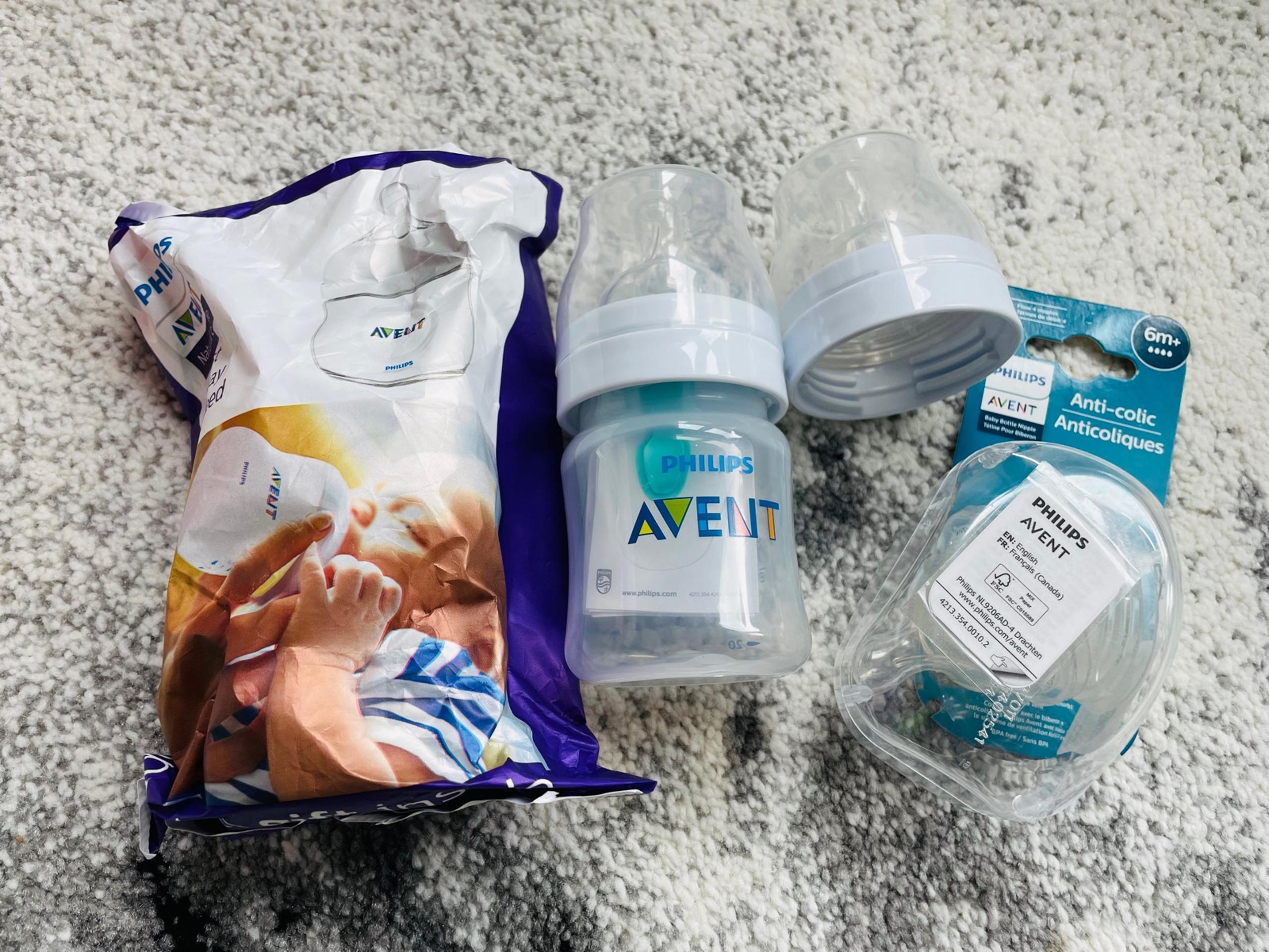 Philips Avent baby bottles and nipple