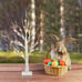 EAMBRITE Tabletop Tree Easter Decorations for Home, Mini Birch Tree with Lights