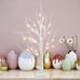 EAMBRITE Tabletop Tree Easter Decorations for Home, Mini Birch Tree with Lights