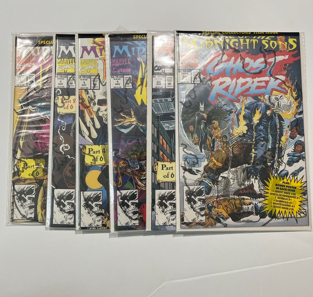 Rise of the midnight sons comic lot