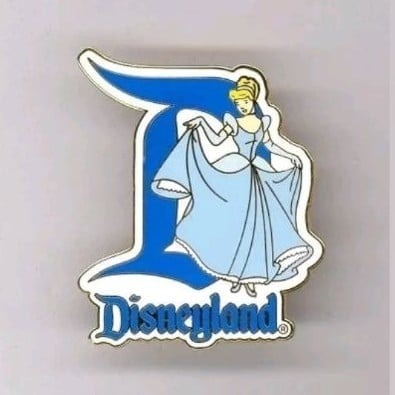 Disney Disneyland D Cinderella Pin