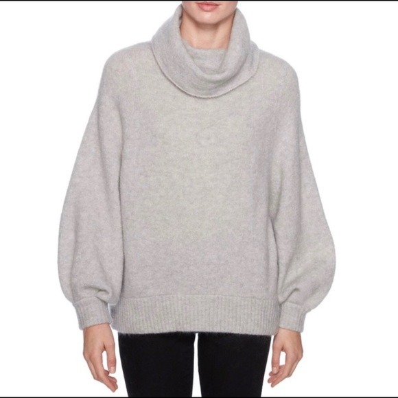 MAGASCHONI Cowl Neck Wool Mohair Sweater