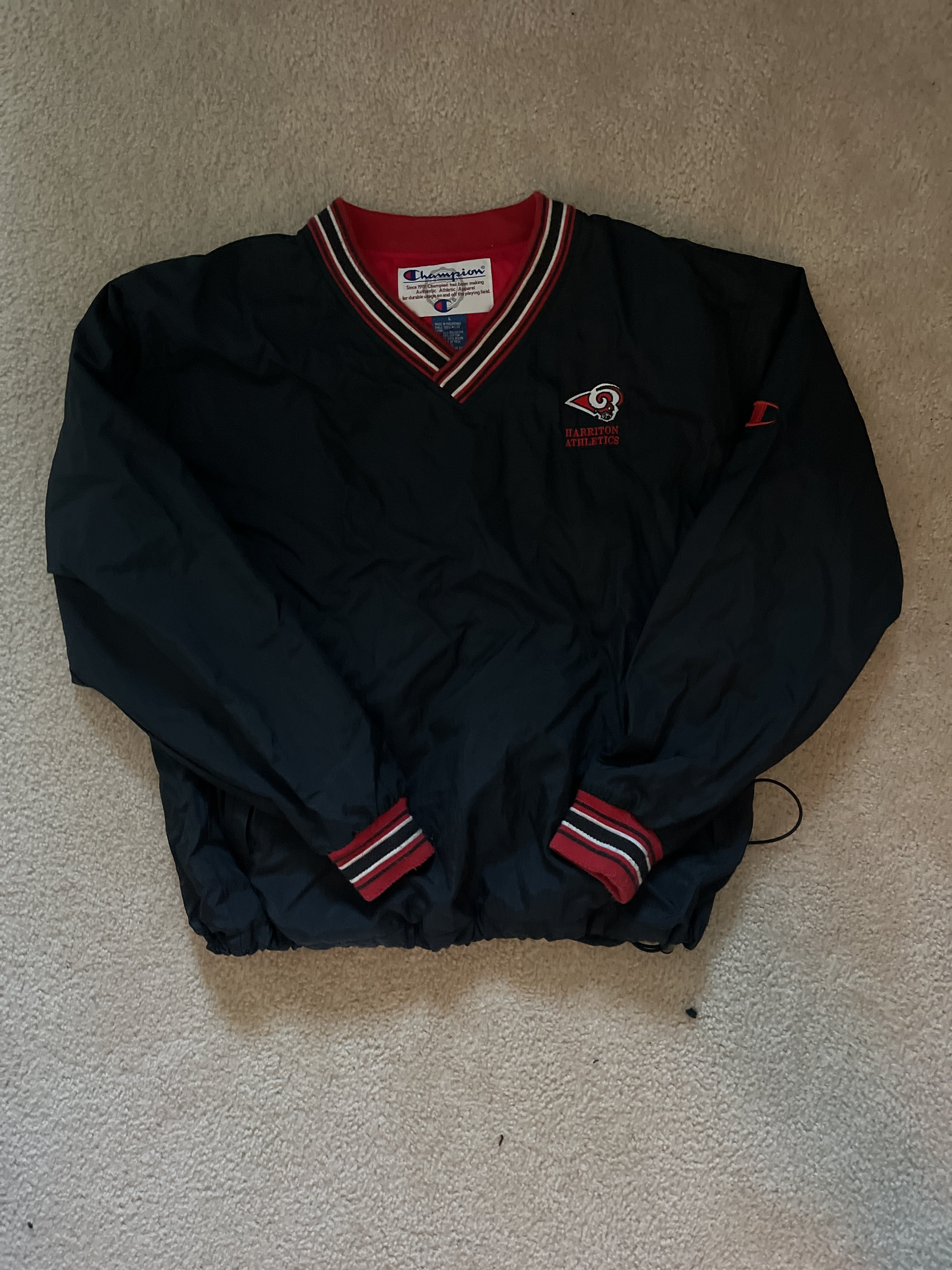 Steve and Barry's Vintage 90s All American Couch Potato Pullover Jacket XXL M70