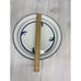 Dansk Flora BAYBERRY BLUE Japan Blue Leave Berries 10 Round Quiche Pie Dish
