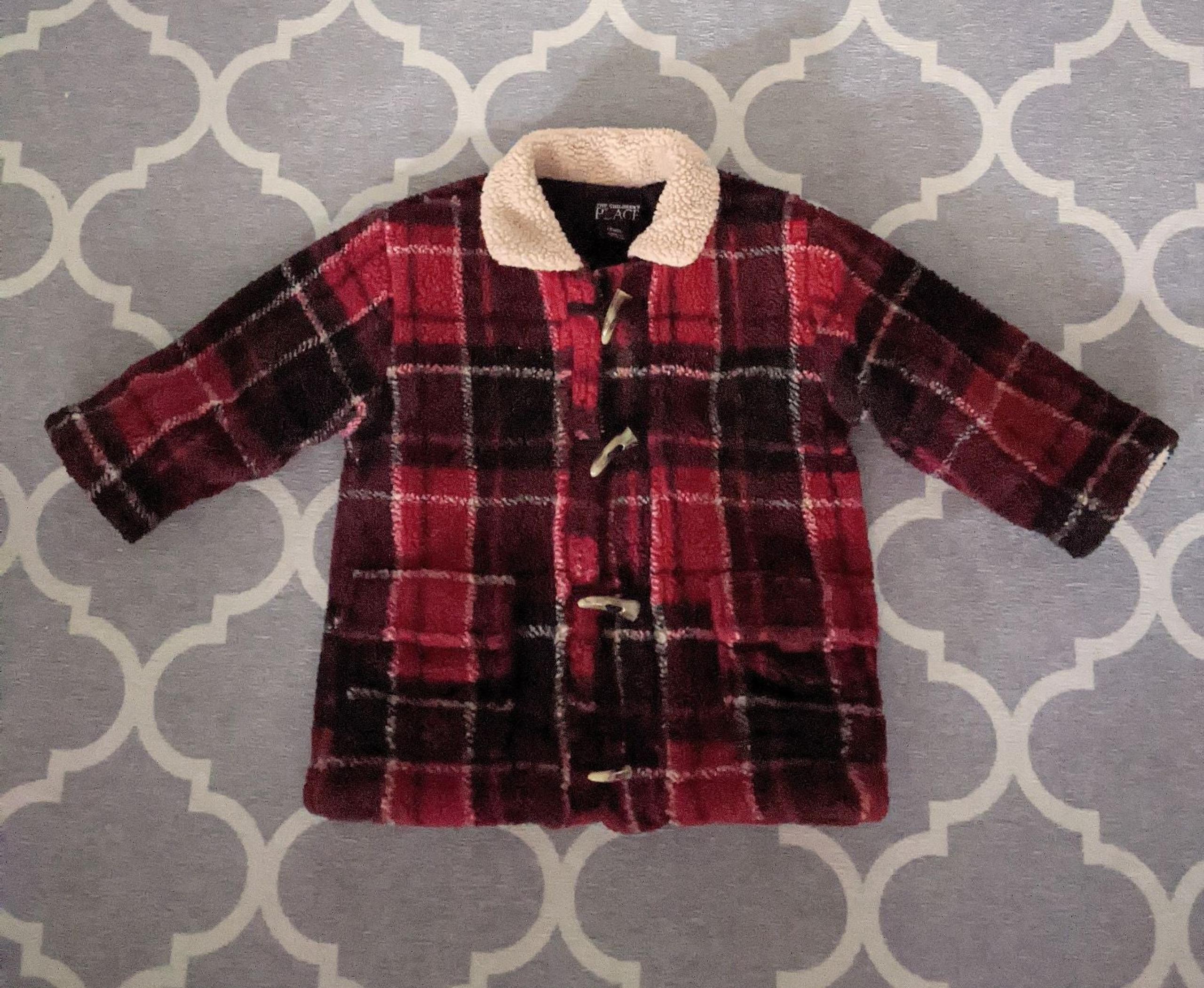 The Children's Place plaid winter coat