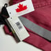 FouFou Dog Bodyguard Protective All-Weather Dog Snow Pants, Burgundy Red Small