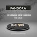 Pandora Sparkling Bow Earrings (14k Gold)
