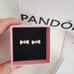 Pandora Sparkling Bow Earrings (14k Gold)