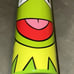 Bio world Kermit The Frog Water Bottle Metal. New With Tags. Twist Top Handle.