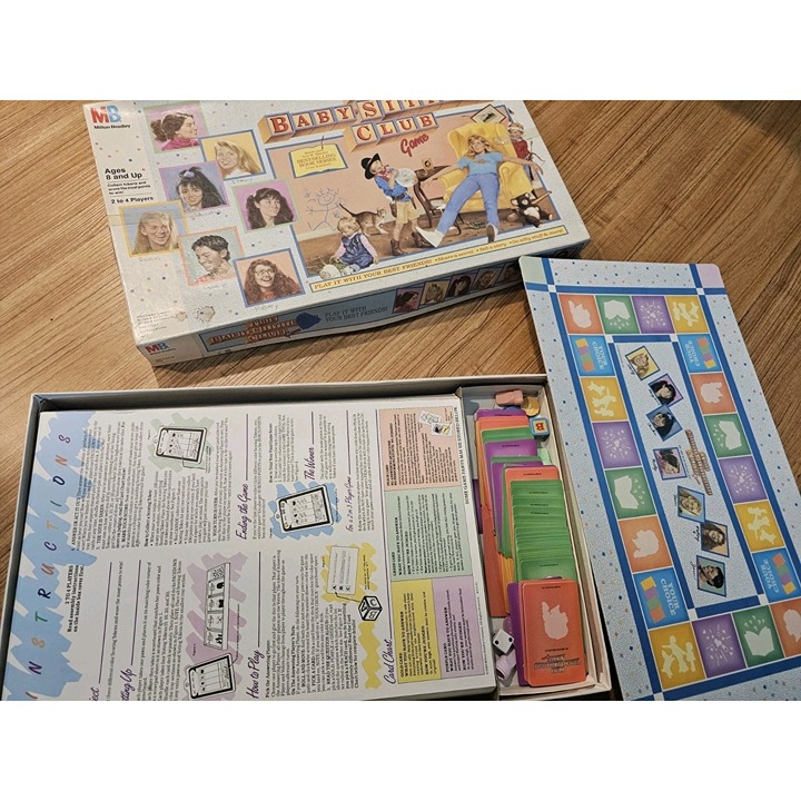 Vintage The Babysitters Club Board Game 1989 Milton Bradley 100% Complete