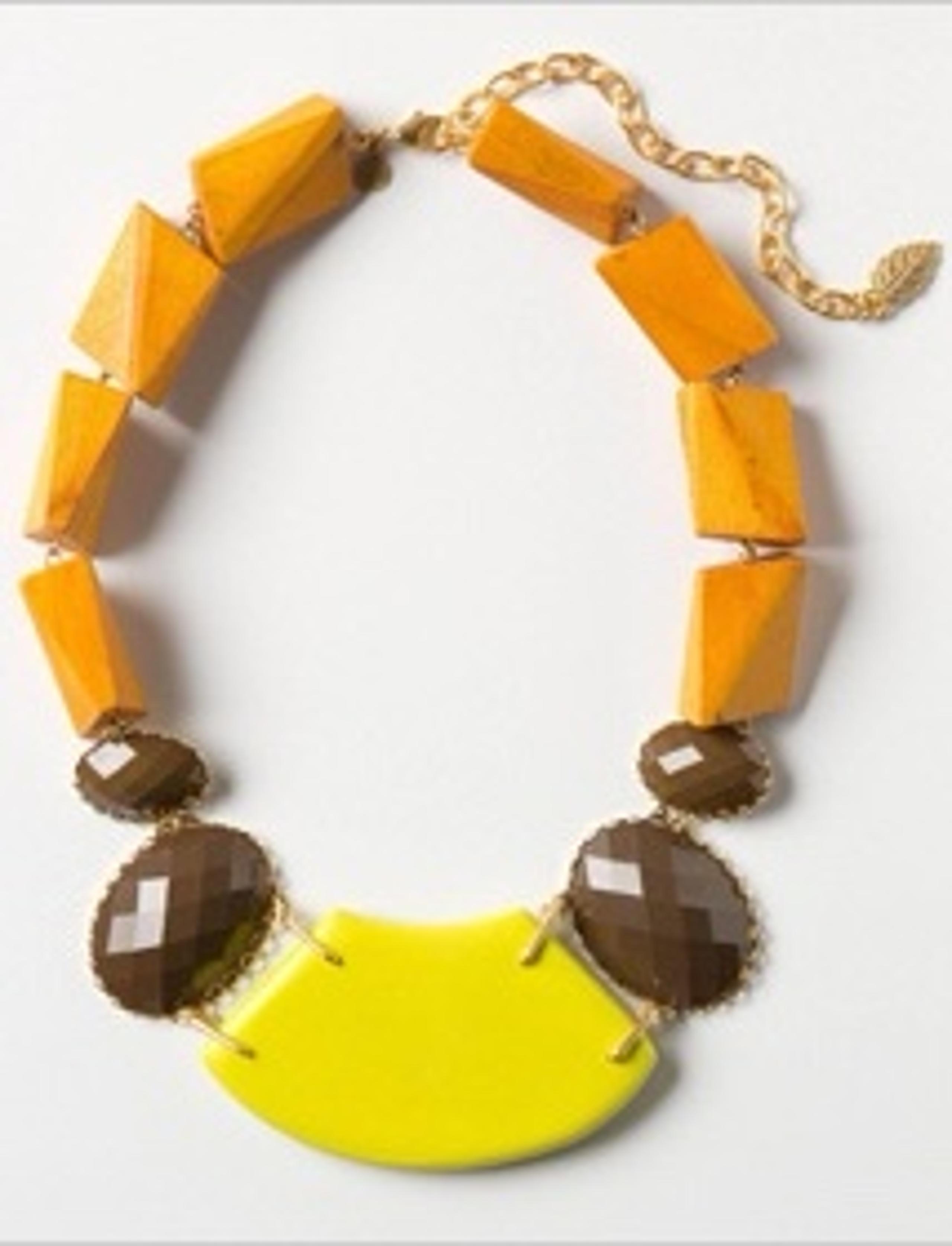 Anthropologie Fall color necklace