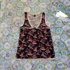 - rare hysteric glamour skull mushroom lace camisole - y2k / 2000s -