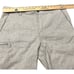 Carbon 2 Cobalt Men's Panache Shorts Cotton Linen Blend Chino Gray Size 38