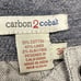 Carbon 2 Cobalt Men's Panache Shorts Cotton Linen Blend Chino Gray Size 38