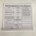 Rechargeable Cr123a/16340 Li-ion Batteries (8)