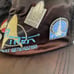 Vintage Star Trek Hat Made in USA Color Brown.
