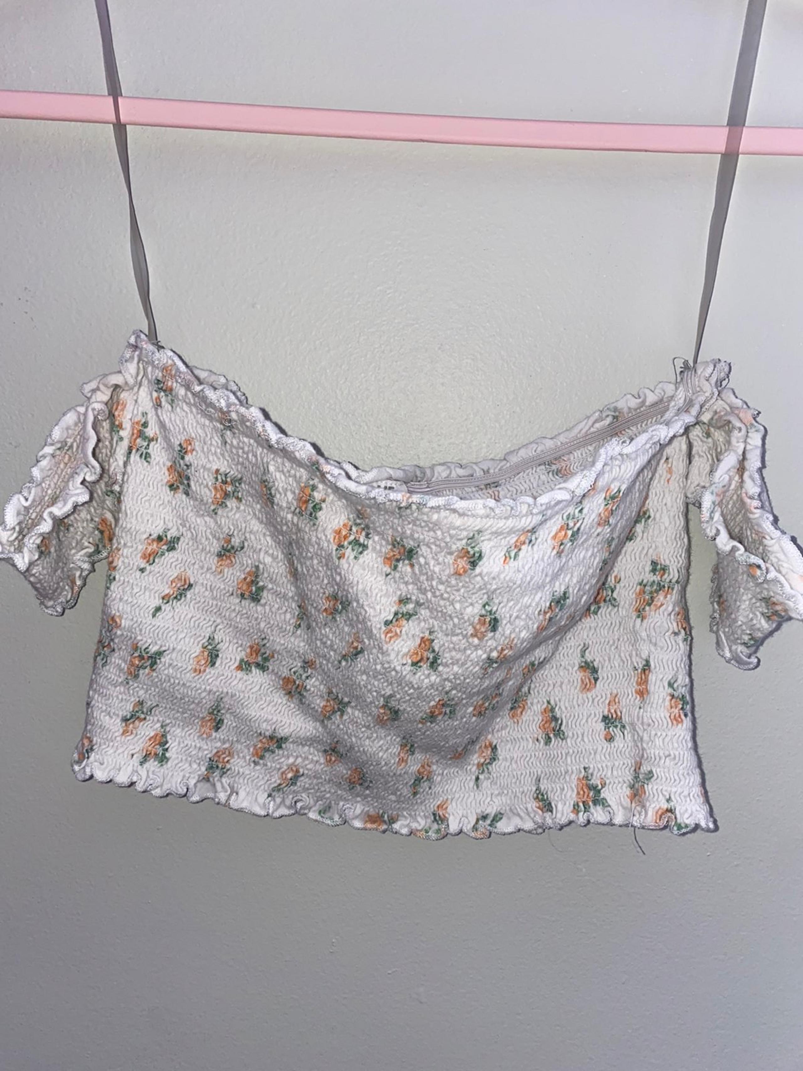 Floral tube top
