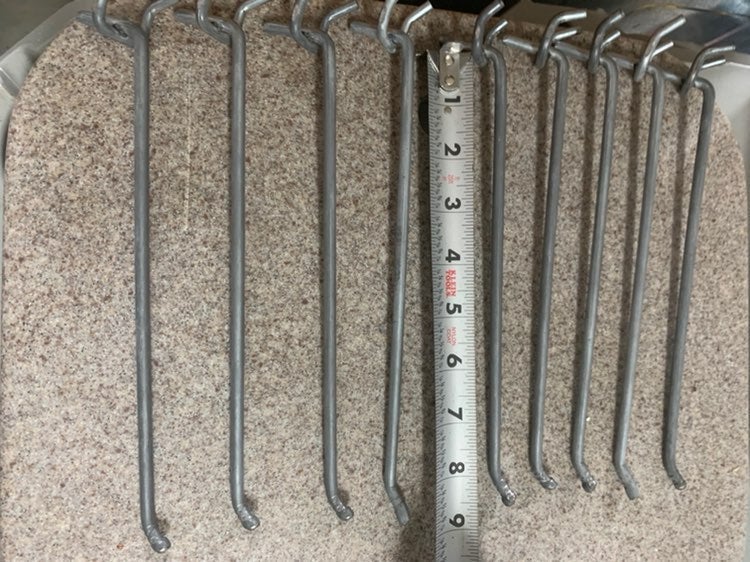 9 Commercial Peg Board Hooks