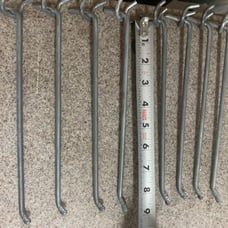 9 Commercial Peg Board Hooks