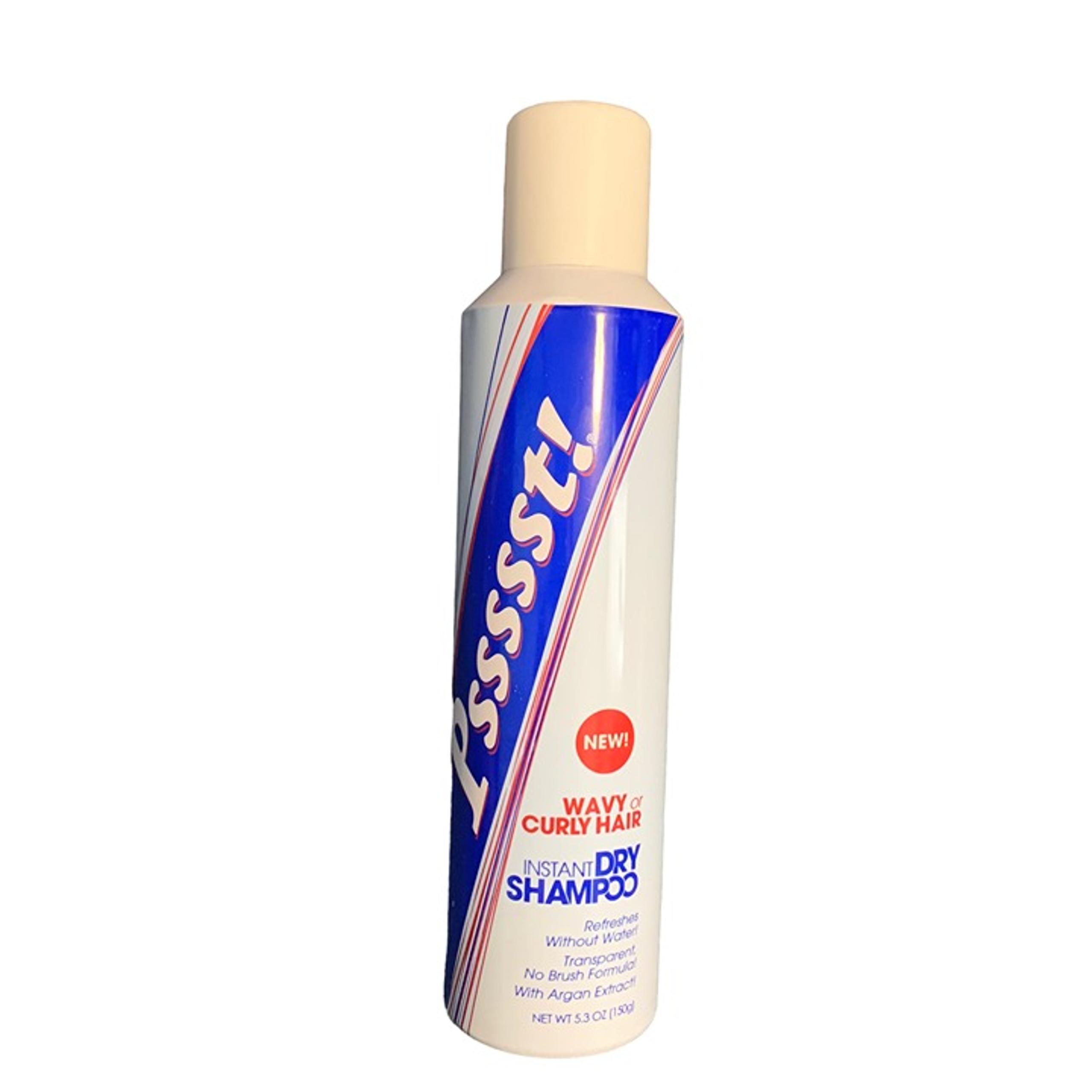 (1) Pssssst! Instant Dry Shampoo for Wavy or Cury Hair 5.3 oz - Discontinued