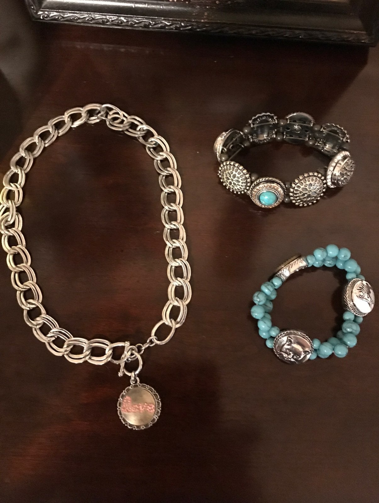 Ginger snaps bracelets and necklace set