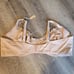 NWT SKIMS FITS EVERYBODY LACE UNLINED SCOOP BRA Size 46DD Sand