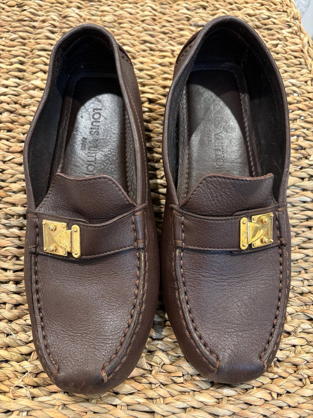 Vintage Louis Vuitton Women’s Loafers EUC MADE IN ITALY size 35.5