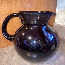 Deep Purple Handblown Artglass Pitcher