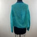 Plumpynuts Wool Blend Knit Sweater Blue Button Down Pullover Wrap Convertible