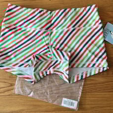 Fleo Candy Cane Stripe Shorts small