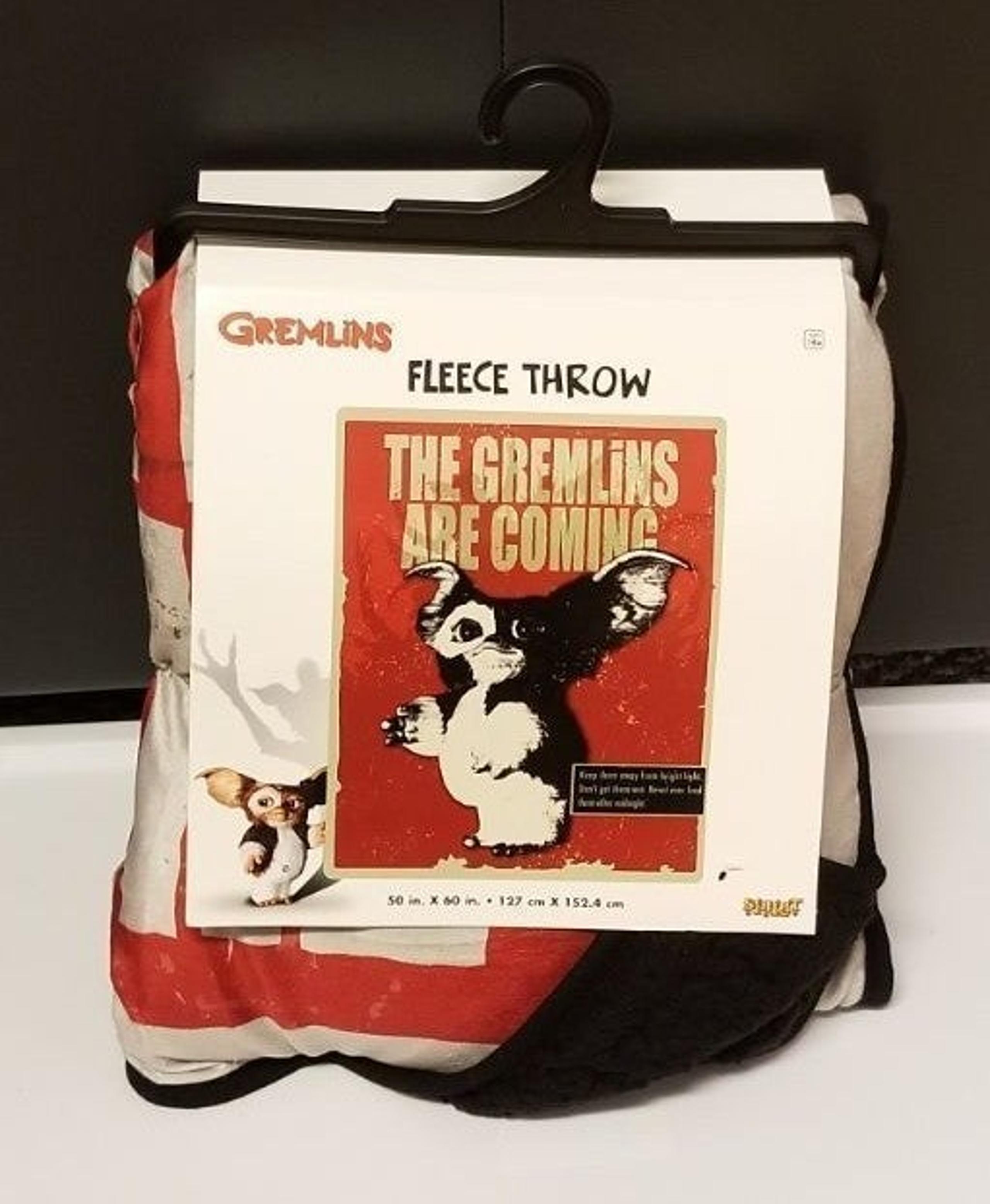 Gremlins Fleece Throw Brand New