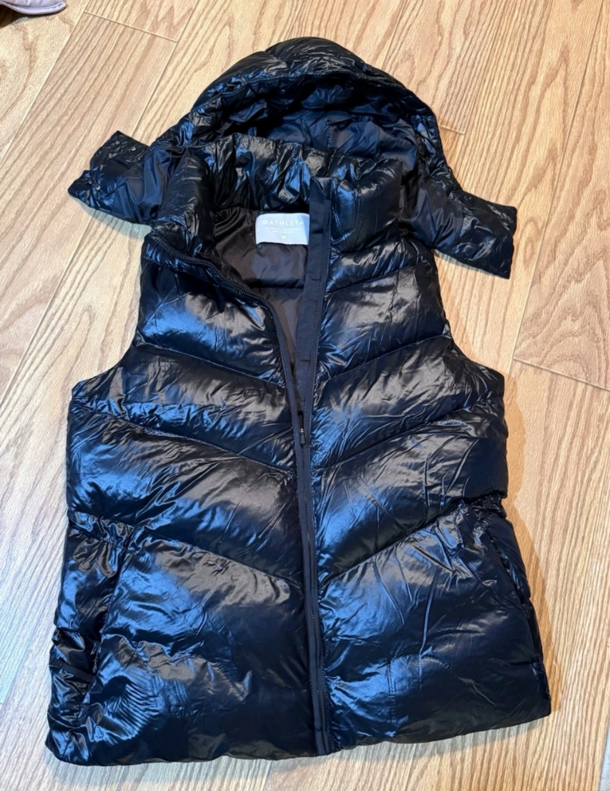 Athleta Lofty Down Vest, Dogwood Mauve SIZE M                #486244 T0217