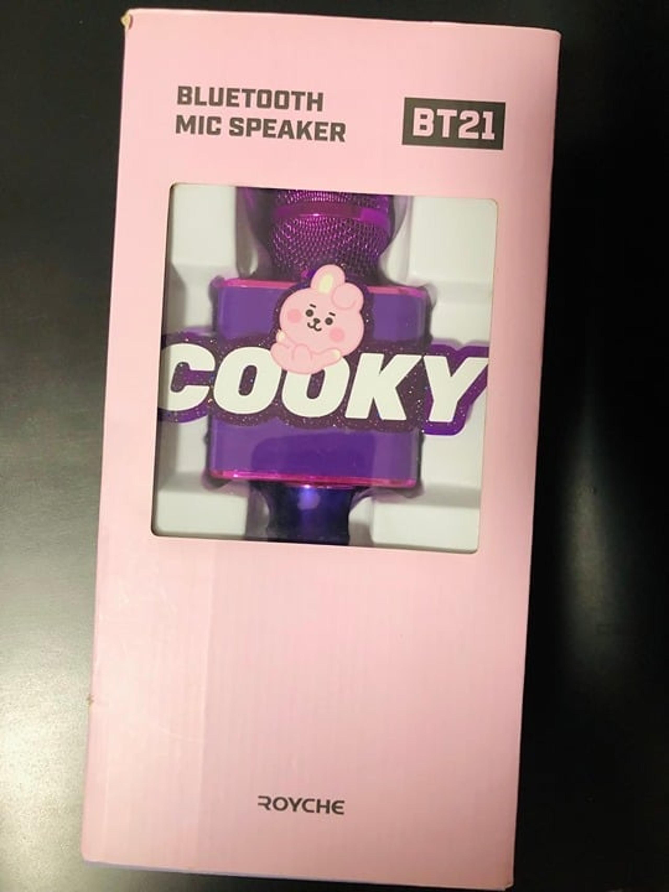 [Official] BABY Cooky BLUETOOTH MIC SPEAKER MICROPHONE Royche BTS Jungkook - BT21