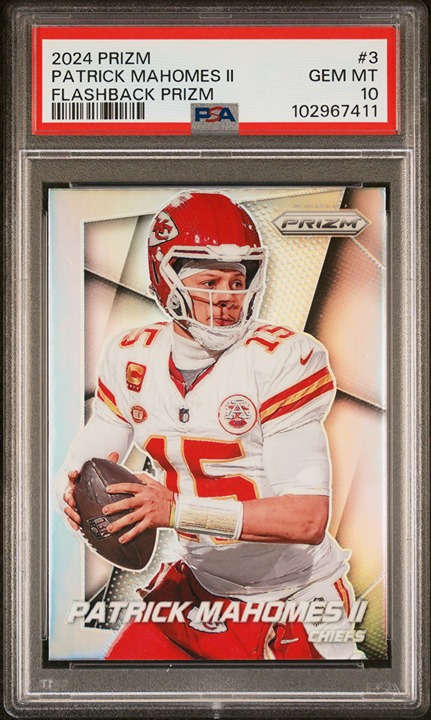2024 Panini Prizm Flashback Prizm #3 Patrick Mahomes PSA 10