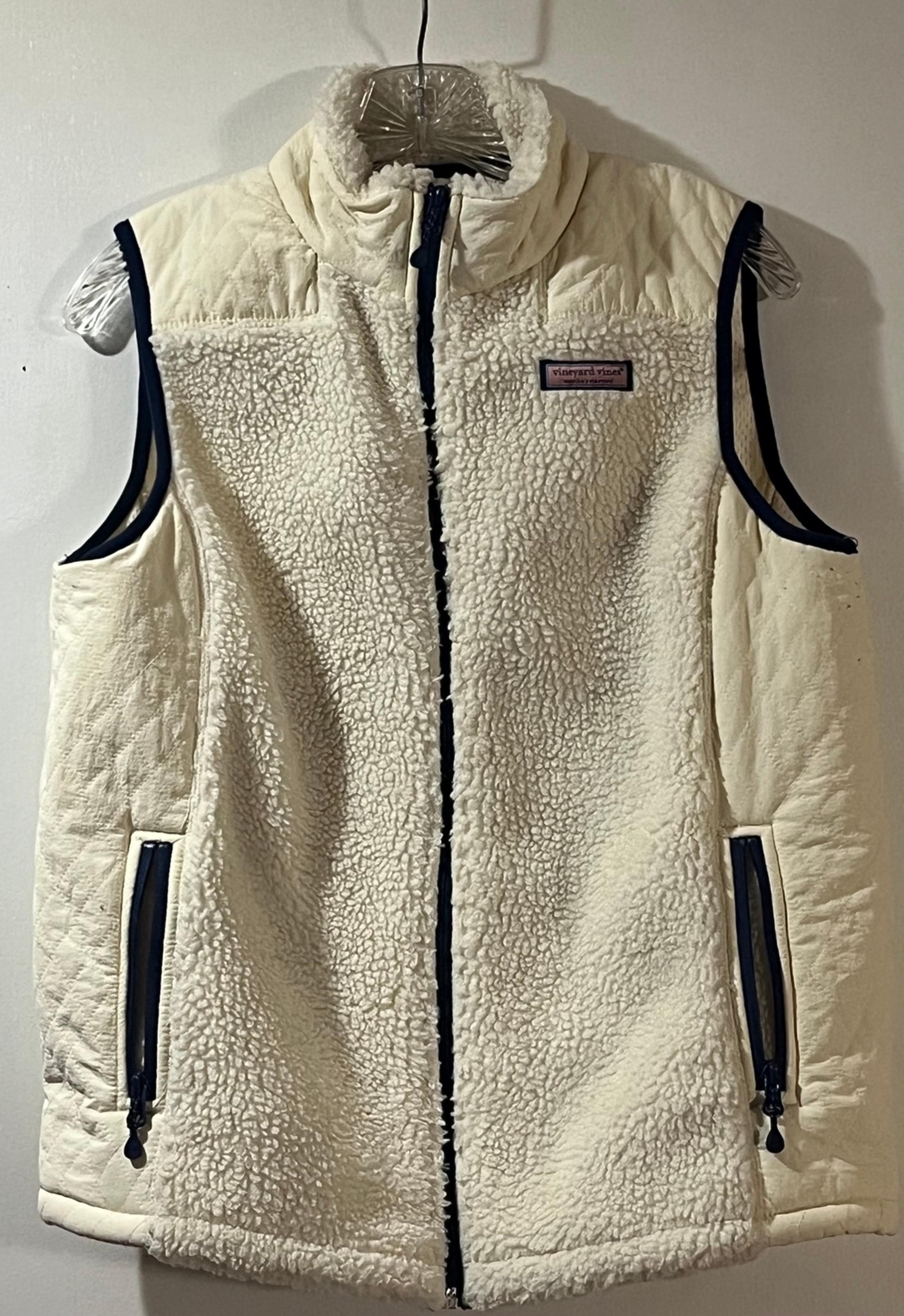 Vineyard Vines Women's Sherpa Vest Sz Small