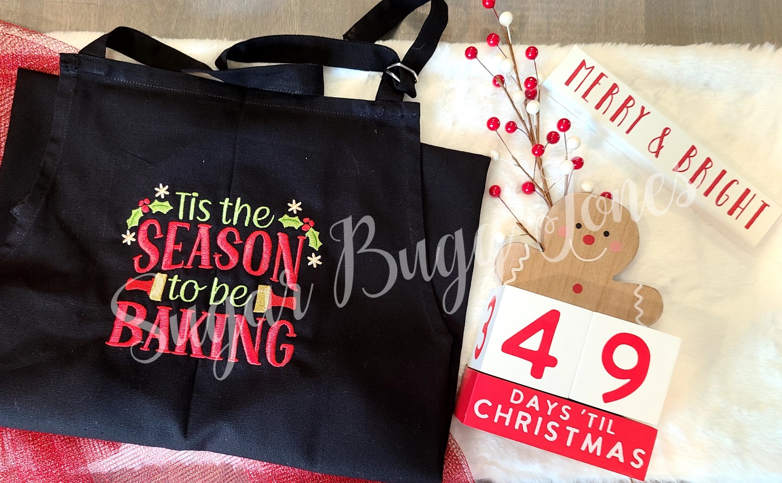 Handmade Holiday Apron