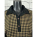Lori By AM Casual Houndstooth Button Front Collared Women's Long Sleeve Vtg 80's