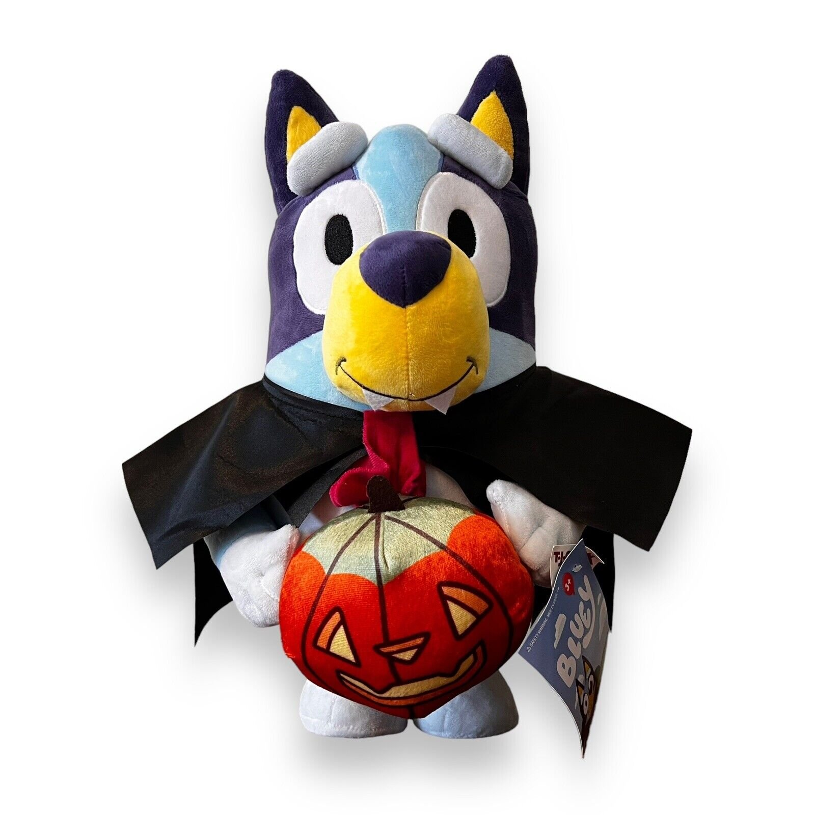 Disney Bluey Halloween Greeter Vampire Pumpkin NWT 2024 Halloween Decor