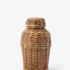 McGee & Co Ahnamia Wicker Jar