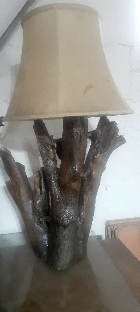 Driftwood handmade rustic lamp