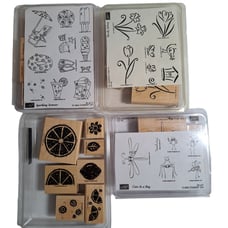 Stampin' Up! Lot- Sparkling Summer, Simply Spring, Citrus & Such, Cute As a Bug