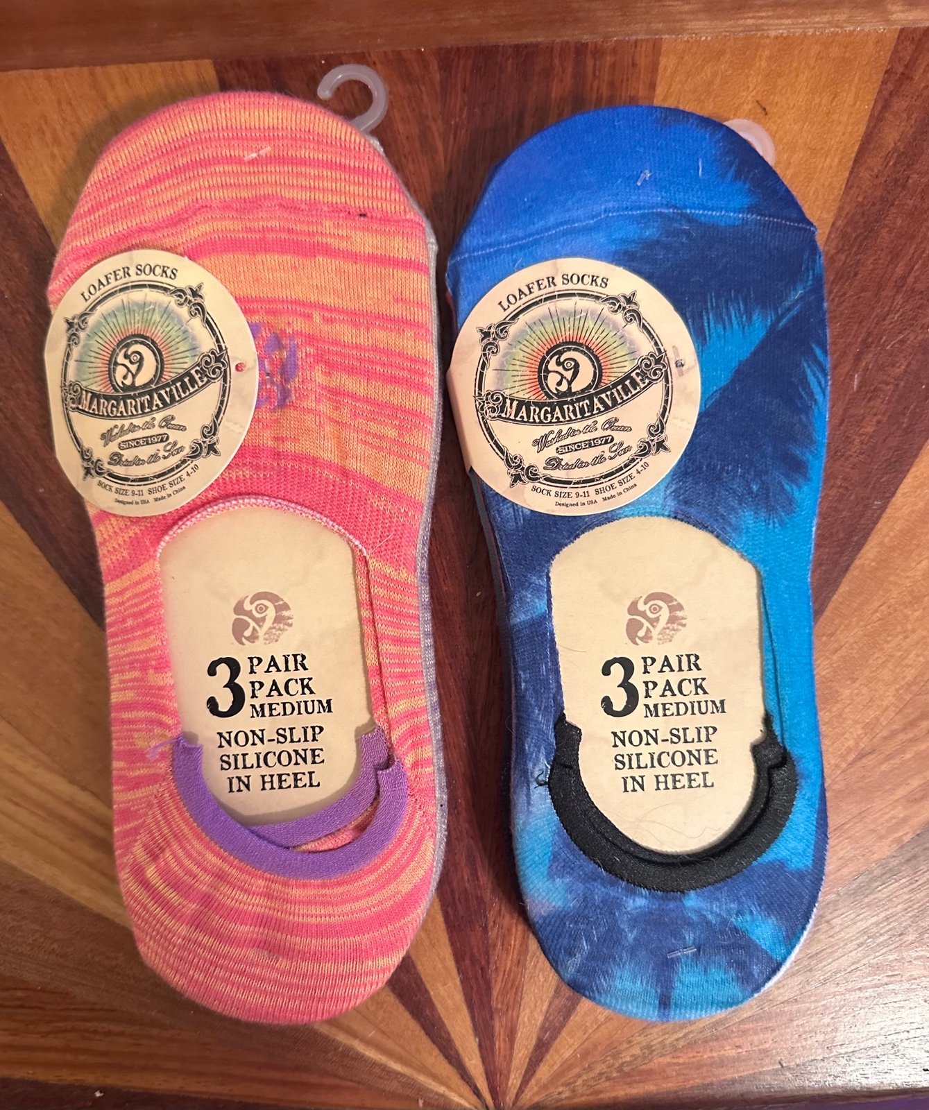 Margaritaville Loafer socks women 3 pack 4-10 (2)