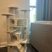 54in Cat Tree Tower Condo Furniture Scratch Post for Kittens Pet House Play BEIG
